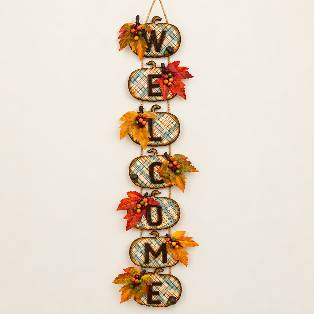 A Plaid Autumn Welcome - One of a Kind