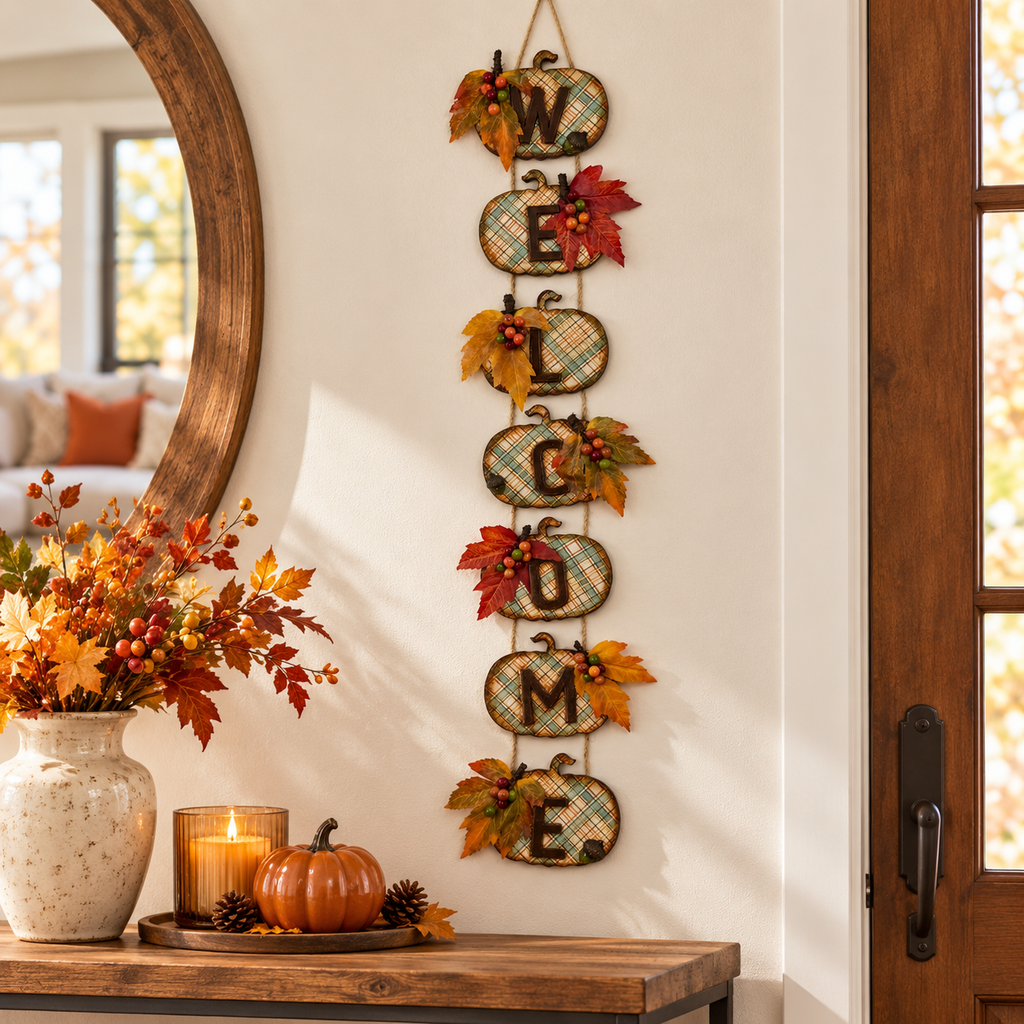 A Plaid Autumn Welcome - One of a Kind