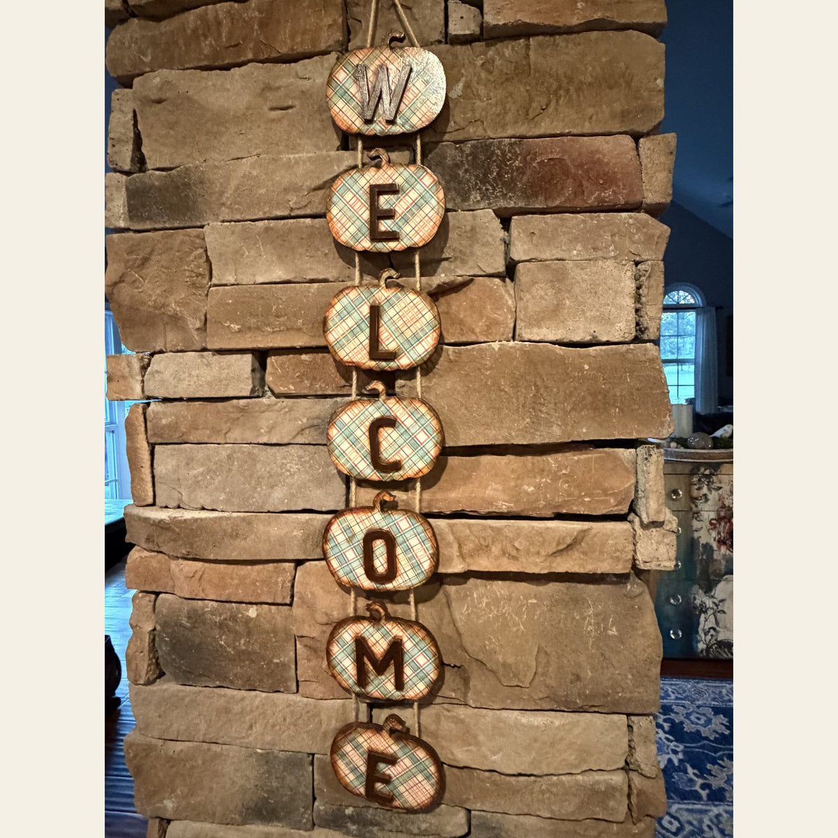 A Plaid Autumn Welcome - One of a Kind