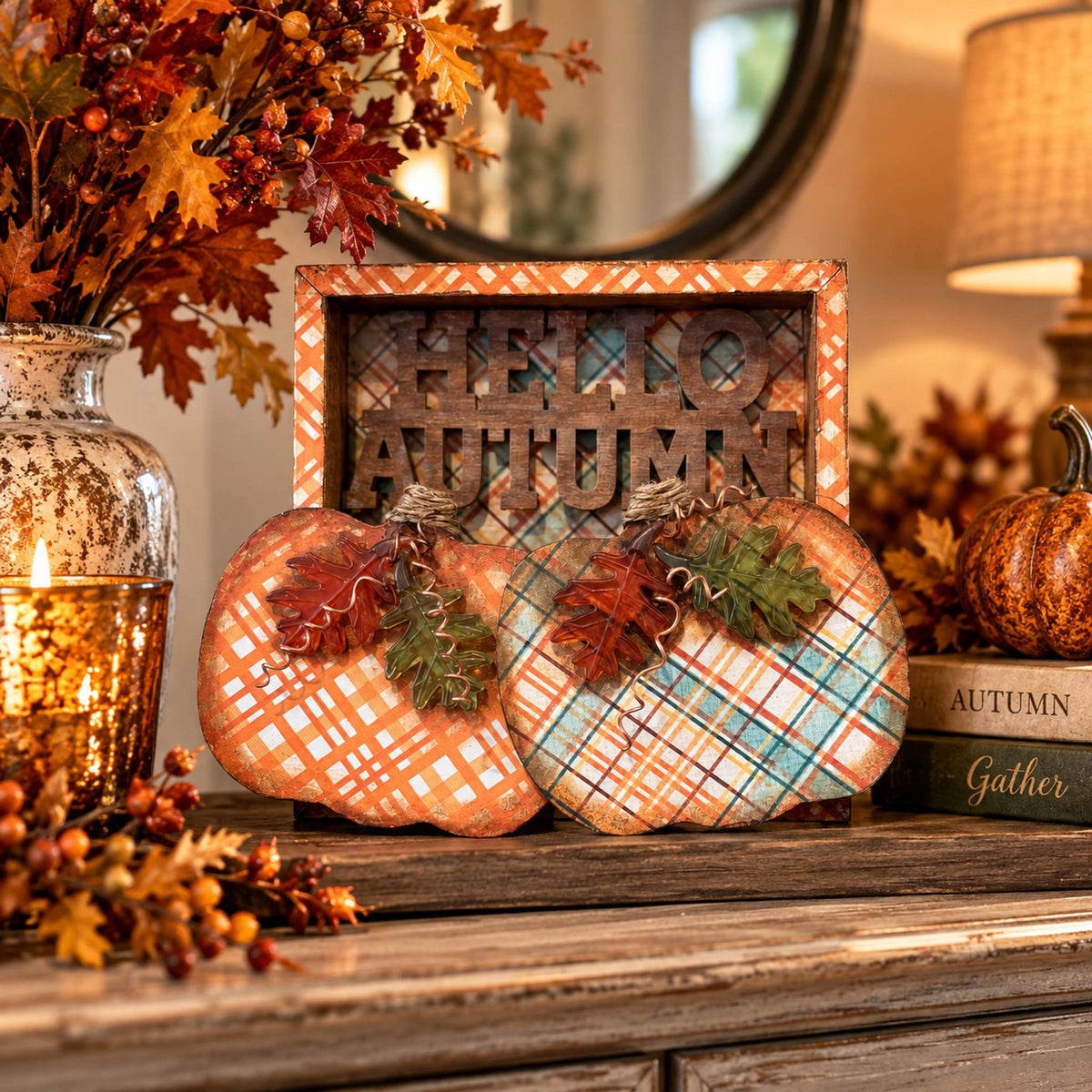 Autumn in Plaid - One of a Kind