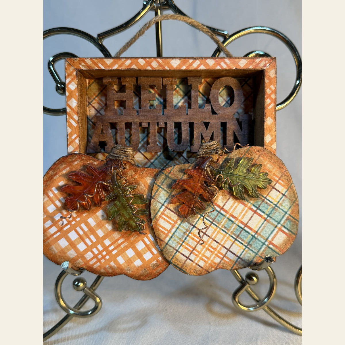 Autumn in Plaid - One of a Kind
